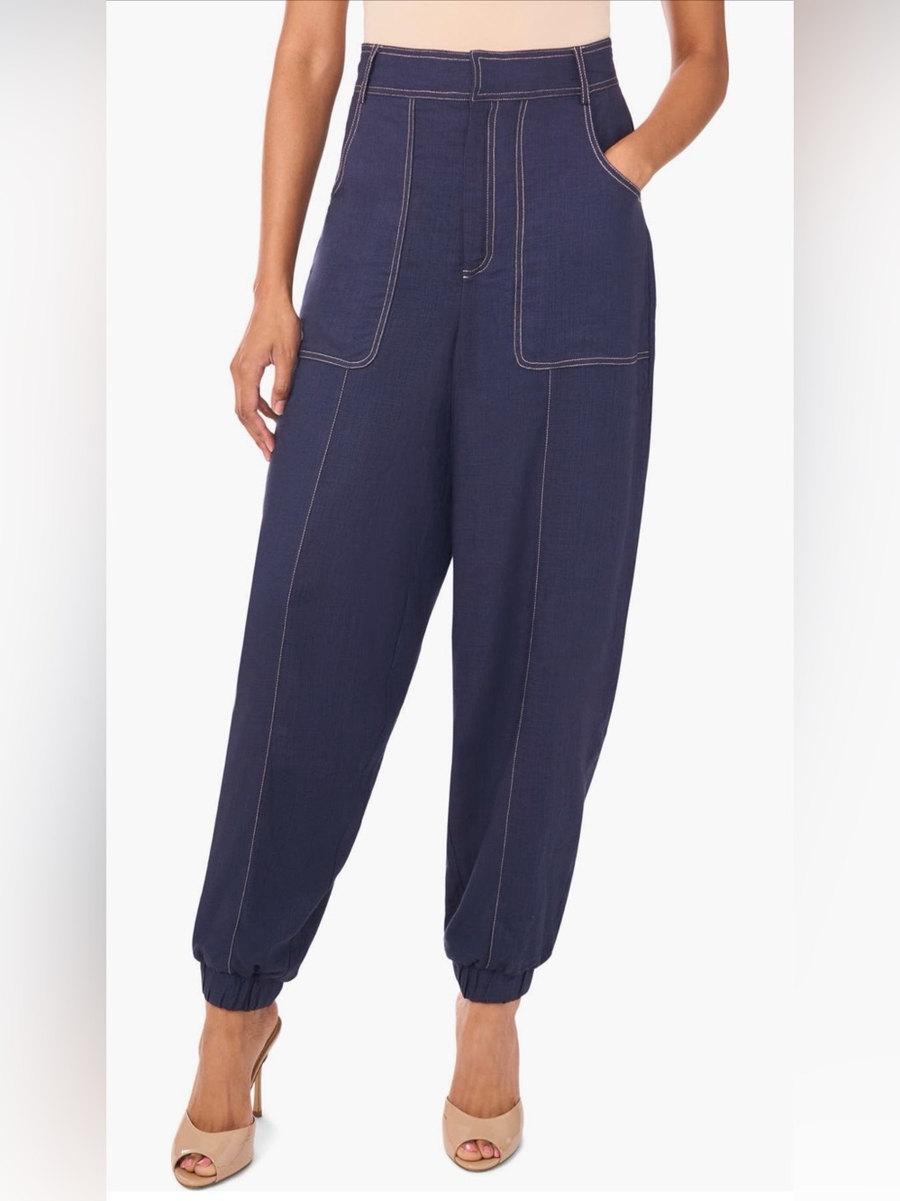 Halogen Denim Barrel Joggers Size Small